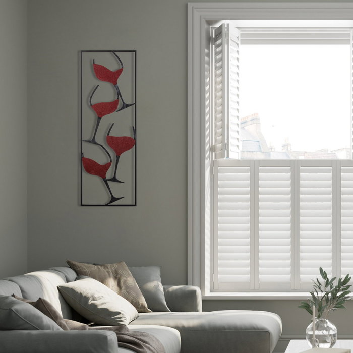 Wallity Accesorio Decorativo de Metal Multicolor